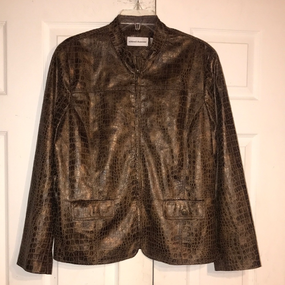 Women’s Alfred Dunner Crocodile Print Jacket